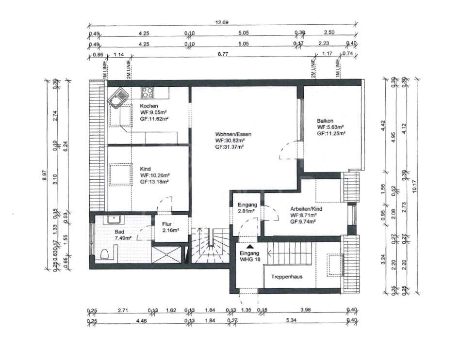 Grundriss Untergeschoss