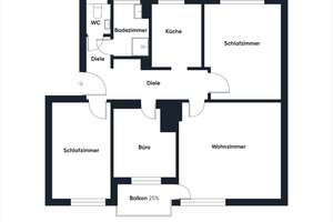 Einziehen & Wohlfühlen – renovierte 4-Zimmer-Eigentumswohnung mit Balkon – Die vollständige Adresse der Immobilie erhältst du vom Anbieter., 26721 Barenburg, Emden – Vorschaubild 2
