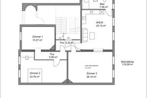 - Prachtvolle Stuckdecken - Stilvolle 3-Zimmer Altbauwohnung mit hohen Decken – Am Dobben 70, 28203 Ostertor, Bremen – Vorschaubild 20