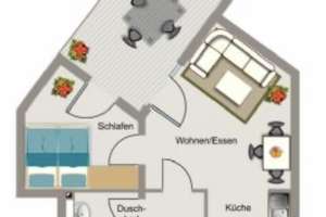 2-Zimmer-Wohnung in Düsseldorf-Benrath