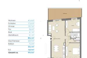 3-Zimmer-Neubauwohnung an der Kieler Hörn – Die vollständige Adresse der Immobilie erhältst du vom Anbieter., 24143 Gaarden-Ost, Kiel – Vorschaubild 9