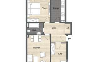 Erstbezug nach Kernsanierung!! Schöne 3.5 Zimmer mit Balkon
