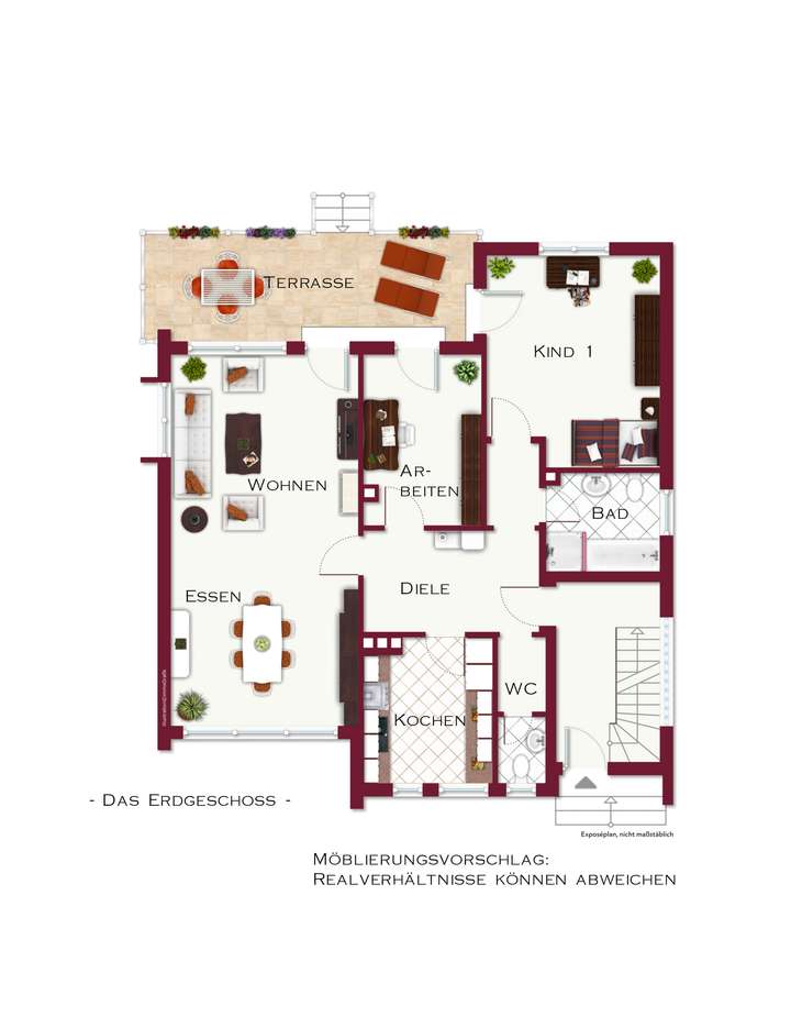 Das Erdgeschoss