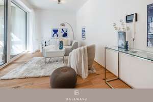 Wohnen am Wasser – Stilvolle 2-Zimmer-Wohnung mit Loggia im Flößerhof