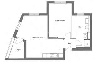 Neubau 2-Zimmer-Wohnung mit Balkon - WE 01.06 – 60528 Niederrad, Frankfurt am Main – Vorschaubild 8