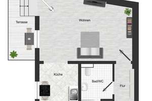 Stilvolles 1-Zimmer-Apartment mit Terrasse zum Innenhof. – Die vollständige Adresse der Immobilie erhältst du vom Anbieter., 12045 Neukölln (Ortsteil), Berlin – Vorschaubild 6