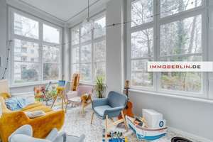 IMMOBERLIN.DE - Perle in Toplage: Familienfreundliche Altbauwohnung mit Westloggia &  Naturkulisse – Die vollständige Adresse der Immobilie erhältst du vom Anbieter., 12167 Steglitz, Berlin – Vorschaubild 5