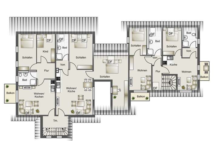 Grundriss Obergeschoss