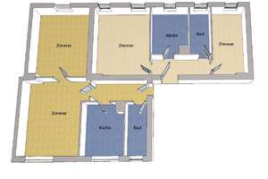 IMMOBERLIN.DE - Zwei attraktive 2-Zimmer-Wohnungen mit Gartenanteil in Zehlendorf – Die vollständige Adresse der Immobilie erhältst du vom Anbieter., 14169 Zehlendorf, Berlin – Vorschaubild 8