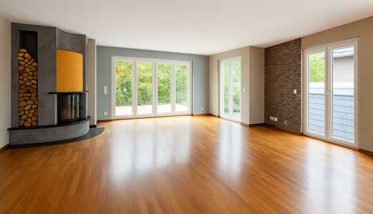 Bild von Moderne Doppelhaushälfte mit Kamin, Sauna & Einliegerwohnung – Top-Lage Erzhausen