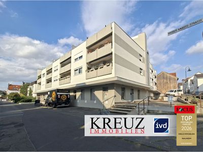 Vermietete 2-Zimmer-Wohnung in begehrter Lage von Darmstadt-Bessungen mit großzügiger ca. 50 m² Dach