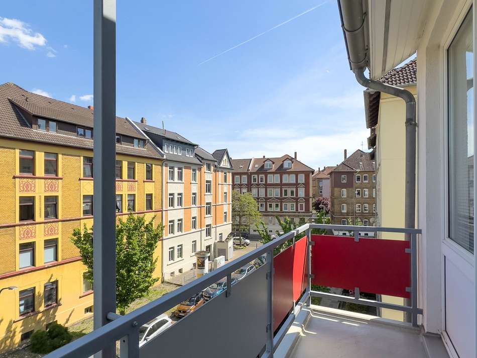 Sonniger Balkon