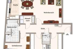 Vermietete, familienfreundliche 4-Zimmer-Wohnung mit überdachtem Balkon am Westpark! – Vaalser Straße 91, 52074 Westpark, Aachen – Vorschaubild 11
