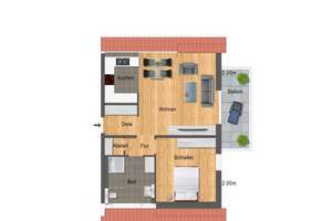 Erstbezug: 2-Zimmer Wohnung in Karlsruhe-Rintheim – Die vollständige Adresse der Immobilie erhältst du vom Anbieter., 76131 Rintheim, Karlsruhe – Vorschaubild 3