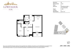 Erstbezug - Traumhafte 3-Zimmer Wohnung – Columbusstraße 1, 1159 Löbtau-Nord, Dresden – Vorschaubild 11