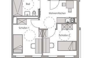 Helles 2-Zimmer-Appartment  in Grombühl – Die vollständige Adresse der Immobilie erhältst du vom Anbieter., 97076 Grombühl, Würzburg – Vorschaubild 5
