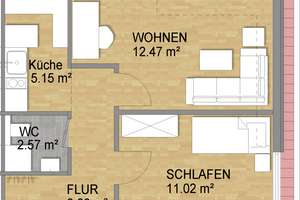 EUR42.750 KfW Zuschuss "geschenkt" -WG-Raumaufteilung möglich – Die vollständige Adresse der Immobilie erhältst du vom Anbieter., 93051 Kumpfmühl-Ziegetsdorf-Neuprüll, Regensburg – Vorschaubild 2