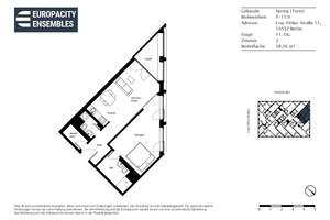 Spring Tower Vibes – Helles 2-Zimmer-Apartment mit Loggia mitten in der EuropaCity – Lisa-Fittko-Straße 11, 10557 Moabit, Berlin – Vorschaubild 10
