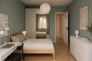     2 möblierte Zimmer | Design Coliving | Ready to move in – Augustastraße 157, 42119 Elberfeld, Wuppertal – Vorschaubild 3
