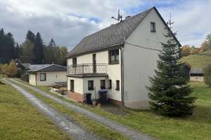 Alleinlage - Wohnhaus mit Ferienbungalow, Schuppen/Stall UND viel Land zum Wohnen oder als FeWO´s – Buttergrund 3, 8258 Markneukirchen – Vorschaubild 1