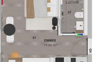 Nur für Studenten und Azubis!  Top Ausstattung in Top Lage – Kumpfmühler Str. 63a, 93051 Kumpfmühl-Ziegetsdorf-Neuprüll, Regensburg – Vorschaubild 7