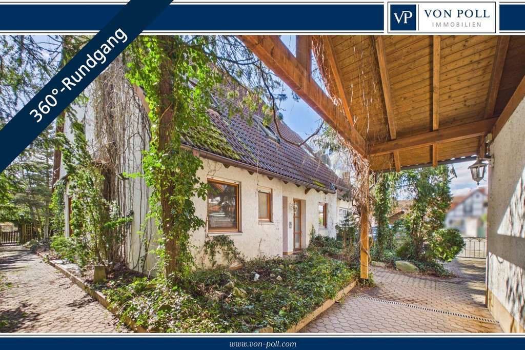 Immobilie in Schwanstetten - Großes barrierefreies Familienhaus mit Aufzug & Wintergarten – renovierungsbedürftig mit Potenzial! - Bild 0