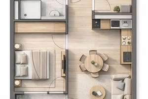 CARRÉ LIVING - 2-ZIMMER-WOHNUNG MIT LOGGIA – Erich-Mendelsohn-Allee 1, 14469 Bornstedt, Potsdam – Vorschaubild 9