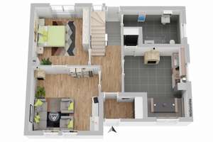 Bezaubernde Doppelhaushälfte mit liebevollen Details und Garage in Rottweil! – Die vollständige Adresse der Immobilie erhältst du vom Anbieter., 78628 Rottweil – Vorschaubild 12