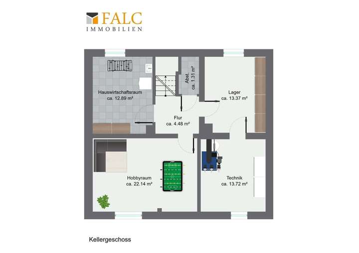 Grundriss Keller