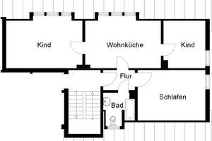 Schöne Dachgeschosswohnung in energetisch saniertem Haus! – Wilkienskamp 3, 49090 Eversburg, Osnabrück – Vorschaubild 2
