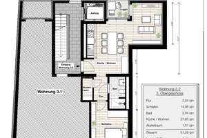 Neuwertige 2-Zimmer-Wohnung mit Balkon und Einbauküche in Düsseldorf Derendorf – Münsterstraße 120, 40476 Derendorf, Düsseldorf – Vorschaubild 2