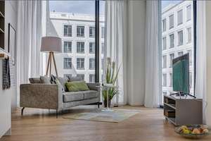 Möbliert: Top möblierte Wohnung im FRIENDS-Tower – Die vollständige Adresse der Immobilie erhältst du vom Anbieter., 80639 Nymphenburg, München – Vorschaubild 2