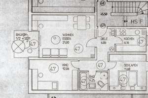 Gepflegte 3-Zimmer-Wohnung in Garching bei München – Die vollständige Adresse der Immobilie erhältst du vom Anbieter., 85748 Garching bei München – Vorschaubild 2