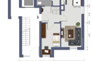 5,5-Zimmer Maisonette-Wohnung mit Garage in  Dortmund-Bittermark – Die vollständige Adresse der Immobilie erhältst du vom Anbieter., 44229 Bittermark, Dortmund – Vorschaubild 4