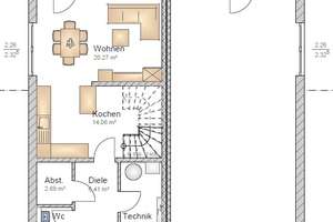 **Doppelhaushälfte - Neubau in Kassel / Biebergemünd - Top Grundstück - ruhig - Süd-/ Westlage** – Die vollständige Adresse der Immobilie erhältst du vom Anbieter., 63599 Biebergemünd – Vorschaubild 3