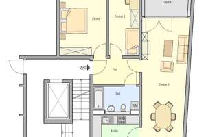 3-Zimmer-Wohnung im Regensburger Viertel – Regensburger Straße 346a, 90480 Zerzabelshof, Nürnberg – Vorschaubild 2