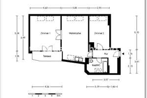 Tauschwohnung: Dachgeschoss mit großen Dachterrasse - Schön und modern ☁️🌳 – Die vollständige Adresse der Immobilie erhältst du vom Anbieter., 12489 Adlershof, Berlin – Vorschaubild 2