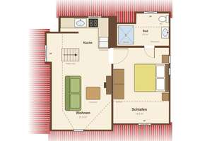 „Frisch saniert: 2-Zimmer-DG-Wohnung in Heilbronn-Böckingen" – Bachstr. 4, 74080 Böckingen, Heilbronn – Vorschaubild 10