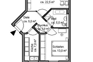 Stop: Modernisierte 2- Zimmerwohnung in Hannover- Sahlkamp – Bienenweide 26, 30657 Sahlkamp, Hannover – Vorschaubild 3