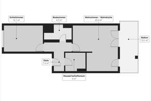 Modernes Wohnen auf Zeit - 2-Raum-Wohnung in Warnemünde mit Aufzug und Stellplatz – Die vollständige Adresse der Immobilie erhältst du vom Anbieter., 18119 Seebad Warnemünde, Rostock – Vorschaubild 8