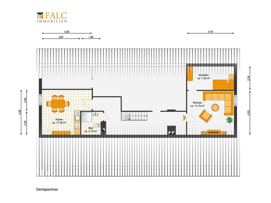 Grundriss Dachgeschoss
