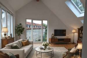 Gemütliche Wohnung unter Dach mit sonniger Süd - Terrasse