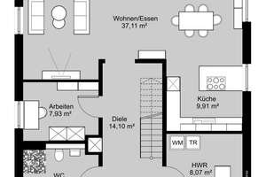 KfW70-Stadtvilla, Wärmepumpe, Photovoltaik, 5 Zi., 2 Bäder, Garage, Whirlpool -Familienparadies
 – Die vollständige Adresse der Immobilie erhältst du vom Anbieter., 14089 Kladow, Berlin – Vorschaubild 31