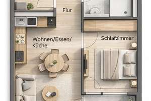 CARRÉ LIVING - 2-ZIMMER-WOHNUNG MIT LOGGIA – Erich-Mendelsohn-Allee 1 a, 14469 Bornstedt, Potsdam – Vorschaubild 8