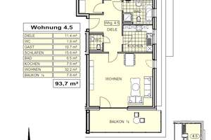 Neubau-Penthouse mit 3 Zimmern in Leverkusen-Schlebusch – 51375 Schlebusch, Leverkusen – Vorschaubild 3