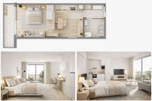 Vollmöbliertes 1-Zimmer-Apartment mit Balkon – ideal für Pendler & Studenten – Die vollständige Adresse der Immobilie erhältst du vom Anbieter., 64285 Mitte, Darmstadt – Vorschaubild 1
