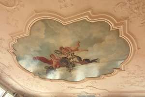 Wohnkomfort mit Historischen Deckenmalerei fachwerktypischen Elementen  
3-Zimmer Wohnung
