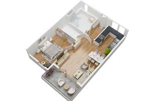 Traumhafte 2-Zimmer Wohnung mit Balkon – Die vollständige Adresse der Immobilie erhältst du vom Anbieter., 94469 Deggendorf – Vorschaubild 10