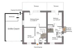 RESERVIERT! Gepflegtes Haus mit Einliegerwohnung, Sauna, Carport..!! – Stade (Kreis) – Vorschaubild 47