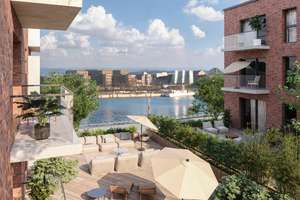 Barrierefreie  3-Zimmer-Neubauwohung mit Balkon und Wasserlage – Willy-Brandt-Ufer 4, 24143 Gaarden-Ost, Kiel – Vorschaubild 21